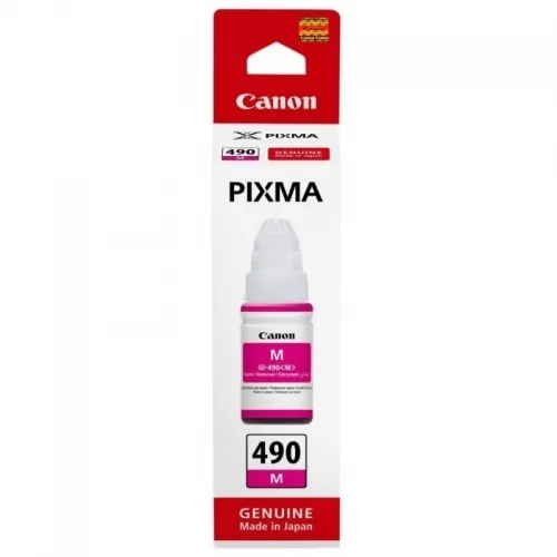 БУТИЛКА МАСТИЛО ЗА CANON PIXMA G1400/G2400/G3400 - /490/ - GI-490M (GI490M) - Ink Bottle - Magenta - PN