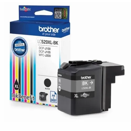 ГЛАВА ЗА BROTHER DCP J100/J105/MFC J200 - Black - HIGH CAPACITY - PN LC529XLBK (LC-529XLBK)