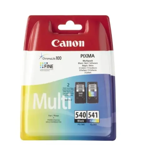 КОМПЛЕКТ 2 ГЛАВИ CANON PIXMA MG2140/MG2150/MG3140/MG3150 - PG-540 (PG540)/CL-541 (CL541) - Multi pack - PN