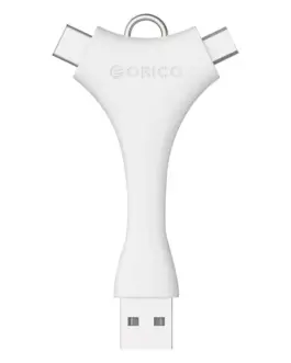 Адаптер Orico Dual Port Portable Sync&Charge C1-WH