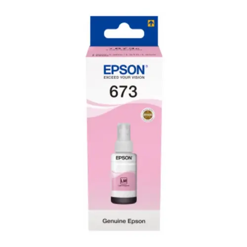 БУТИЛКА МАСТИЛО ЗА EPSON L800/L810/L850/L1800/L805 - Ink Bottle - Light Magenta - /673/ - T6736 - PN