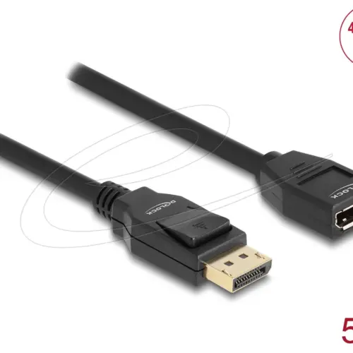 Alternative view of Delock Удължителен кабел DisplayPort 1.2, 4K, 60 Hz, 5 m