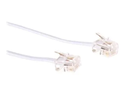 Телефонен кабел MICROCONNECT RJ11 6P/4C - 1m  PN MPK181W