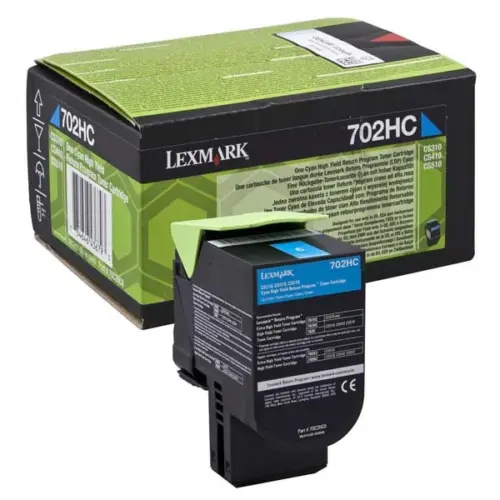 КАСЕТА ЗА LEXMARK CS310/CS410/CS510 - Cyan - HIGH CAPACITY - Return program cartridge - PN 70C2HC0 -