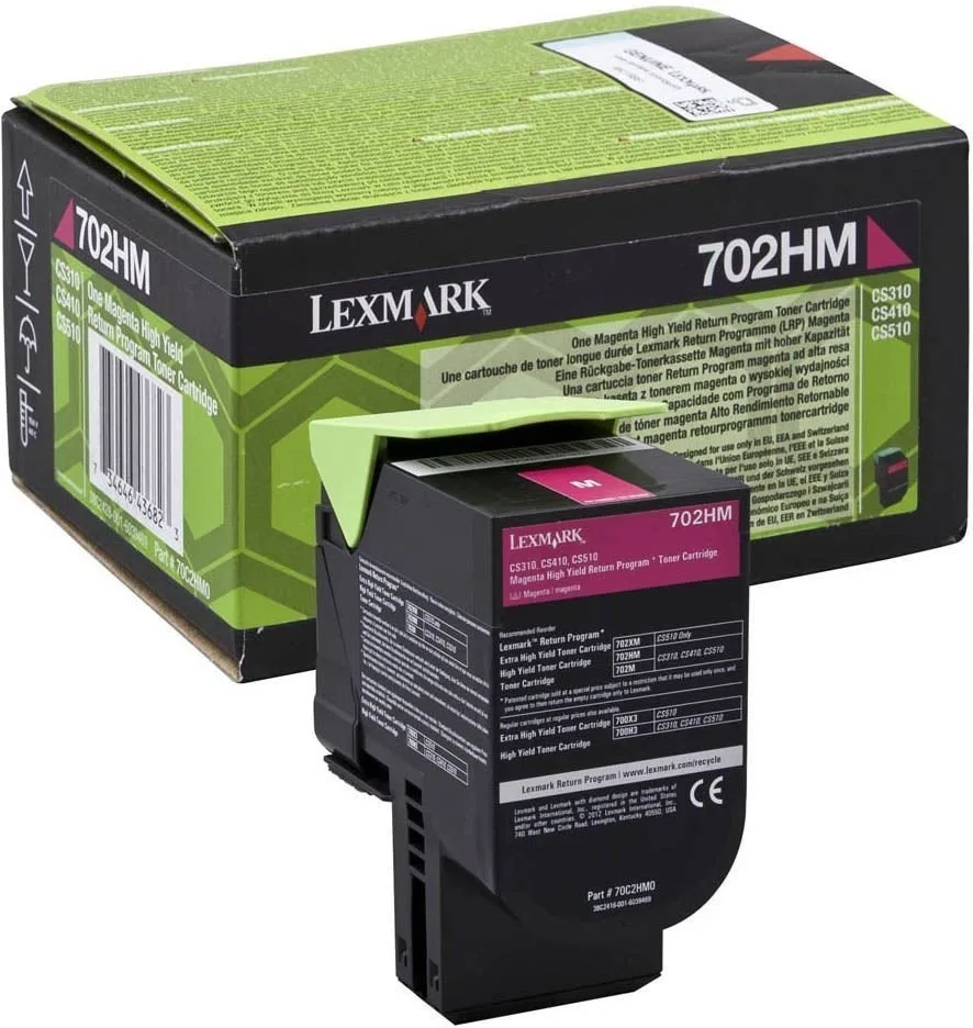 КАСЕТА ЗА LEXMARK CS310/CS410/CS510 - Magenta - HIGH CAPACITY - Return program cartridge - PN 70C2HM0 -