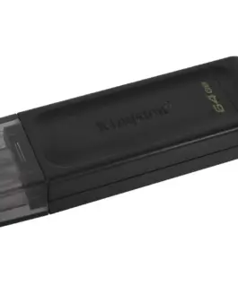 ФЛАШ ПАМЕТ Kingston USB flash drive DataTraveler 70 – USB 3.2 Gen 1 – 64 GB – Black – PN