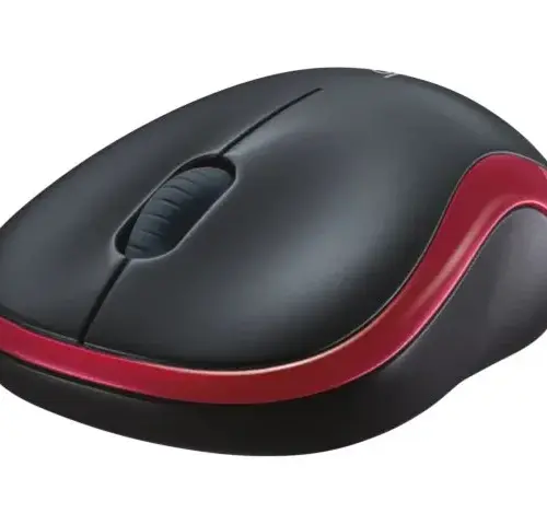 МИШКА LOGITECH M185 – Wireless – Red – PN 910-002237
