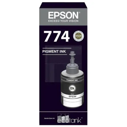 БУТИЛКА МАСТИЛО ЗА EPSON M100/M105/M200/M205/L605/L655/1455 - /774/ - Pigment Black - Ink Bottle - PN