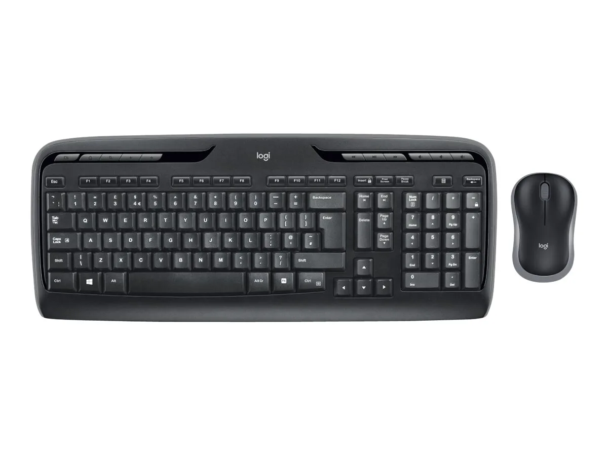 КОМПЛЕКТ МИШКА + КЛАВИАТУРА LOGITECH MK330 US - Wireless - С БДС КИРИЛИЗАЦИЯ (WITH BDS CYRILLIC) - Black - PN