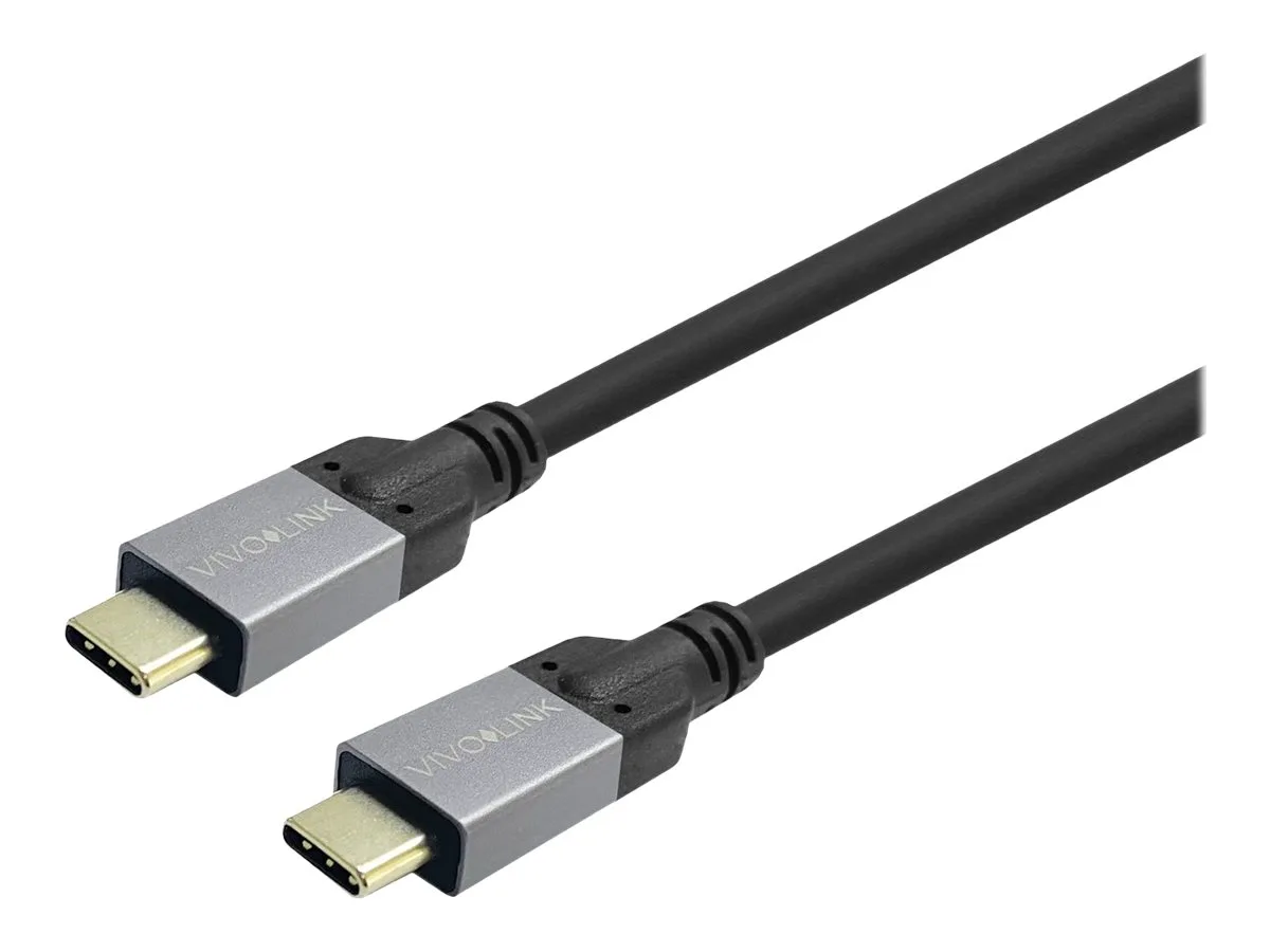 КАБЕЛ VIVOLINK USB-C to USB-C C USB3.2 - 20 Gbps - 2m - Black - PN PROUSBCMM2