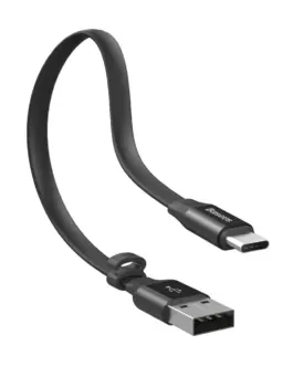 Alternative view of Кабел Baseus Nimble CATMBJ-01 USB Type C - USB-A Quick charge 2A 23см черен