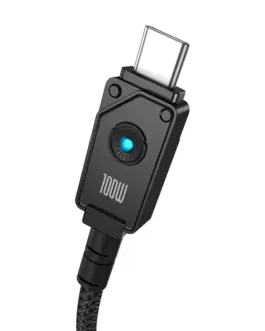 Alternative view of Кабел Baseus Unbreakable Series USB към Type-C 100W 2м  P10355801111-01 - черен