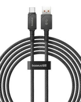 Кабел Baseus Unbreakable Series USB към Type-C 100W 2м  P10355801111-01 - черен
