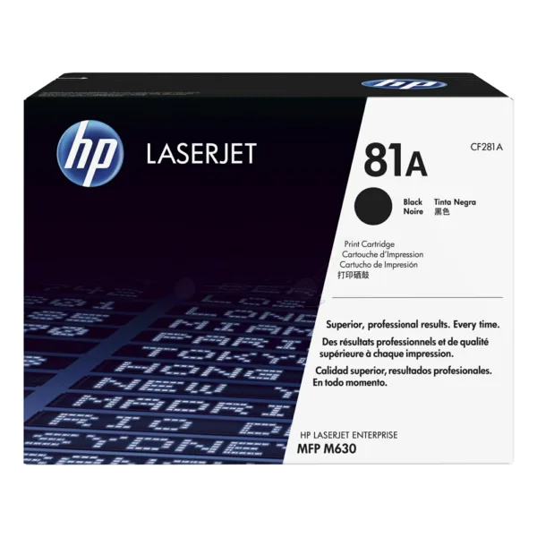 КАСЕТА ЗА HP LaserJet Enterprise MFP M630 - Black - /81A/ - PN CF281A - Image 122