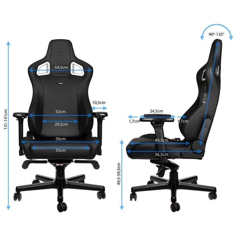 Геймърски стол noblechairs EPIC, Black Edition - Image 9