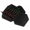 RGB механична геймърска клавиатура за една ръка Redragon Diti K585RGB Blue