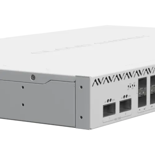 Комутатор MikroTik CRS518-16XS-2XQ-RM 2x 100 Gigabit QSFP28 порта и 16x 25 Gigabit SFP28