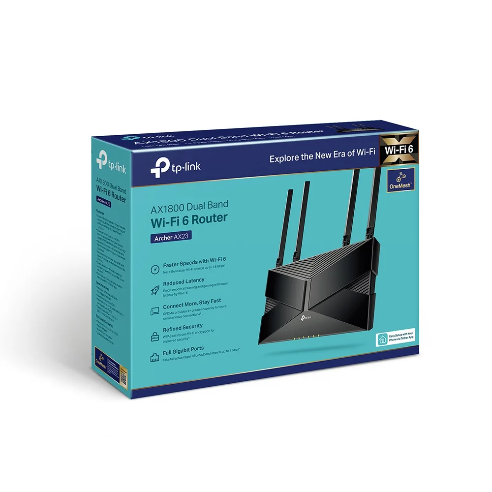 2-лентов Wi-Fi 6 безжичен рутер TP-Link Archer AX23 AX1800 - Image 29
