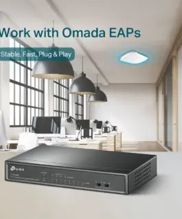 Alternative view of 8-портов Desktop комутатор TP-Link TL-SF1008LP с 4-PoE порта