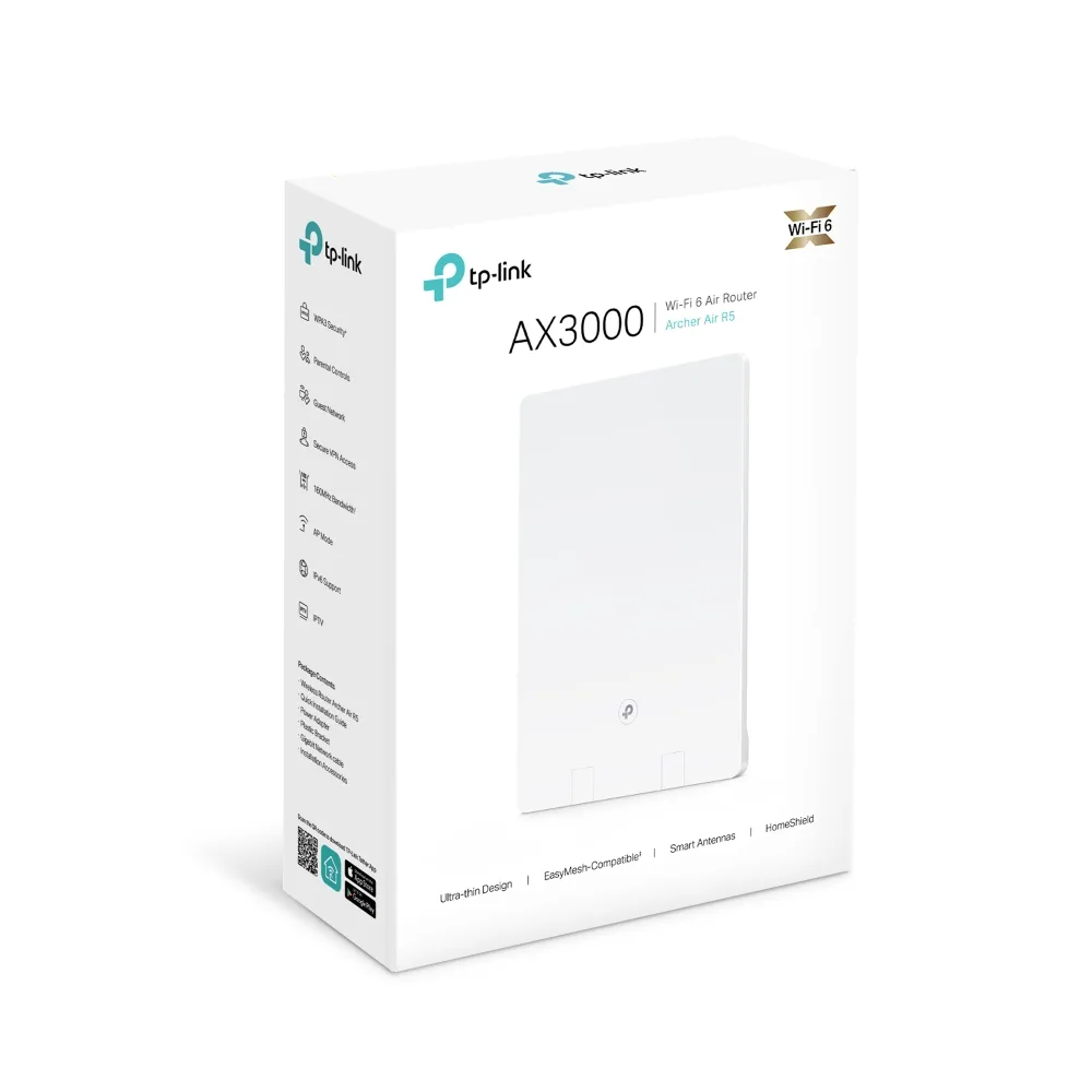 Рутер Wi-Fi 6 TP Link Archer Air R5 AX3000 2-лентов - Image 6