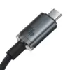 Кабел Baseus Crystal Shine P10318204111-00 USB3.2 USB-C към USB-C Display Cable 100W 1.5м 20Gb -