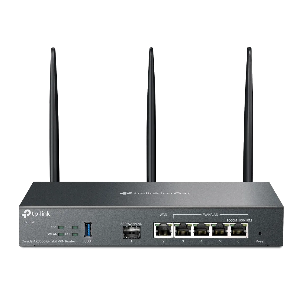 Omada гигабитен VPN рутер TP-Link ER706W AX3000 - Image 151