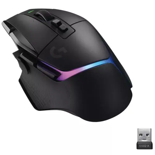 Alternative view of Геймърска мишка Logitech G502 X PLUS WL 910-006162 - EER - черна