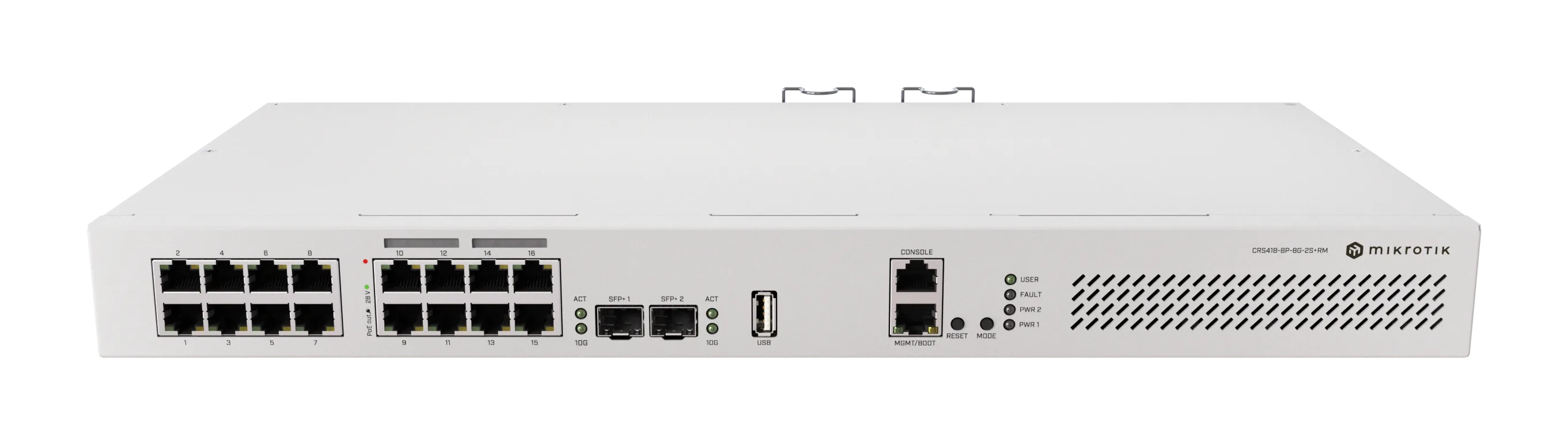 19-портов Gigabit комутатор MikroTik CRS418-8P-8G-2S+RM - Image 13