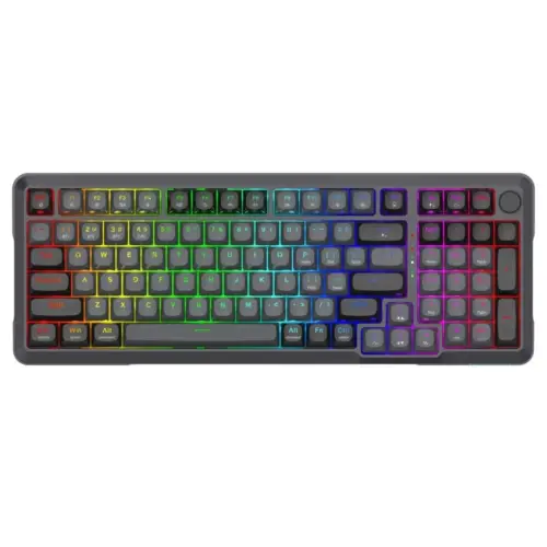 Геймърска жична и безжична механична клавиатура Redragon Bragi Pro Bluetooth K688GB-RGB-PRO -