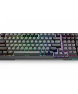 Alternative view of Геймърска жична и безжична механична клавиатура Redragon Bragi Pro Bluetooth K688GB-RGB-PRO - черно/сиво