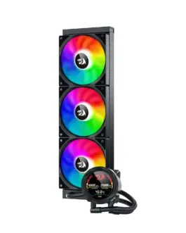 Alternative view of Водно охлаждане с дисплей и aRGB осветление за Intel/AMD процесори Redragon CCW-1017