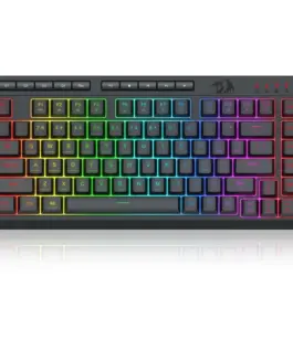 RGB Геймърска клавиатура Redragon Crescent K524-RGB - черна