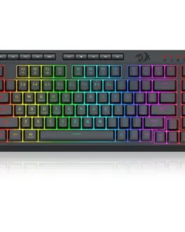 RGB Геймърска клавиатура Redragon Crescent K524-RGB - черна