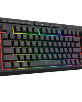 Alternative view of RGB Геймърска клавиатура Redragon Crescent K524-RGB - черна