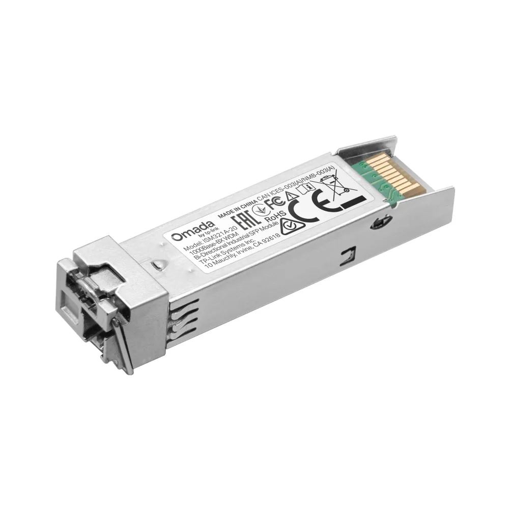 Двупосочен индустриален SFP модул TP-Link Omada ISM321A-20 1000Base-BX WDM - Image 20