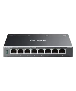 8-портов гигабитов лесно управляем комутатор TP-Link Omada ES208GP с 8 PoE+ порта