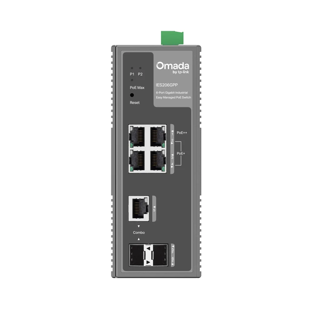 6-портов гигабитов индустриален лесно управляем комутатор TP-Link Omada IES206GPP с 3 PoE+ порта и 1 PoE++ порта - Image 92