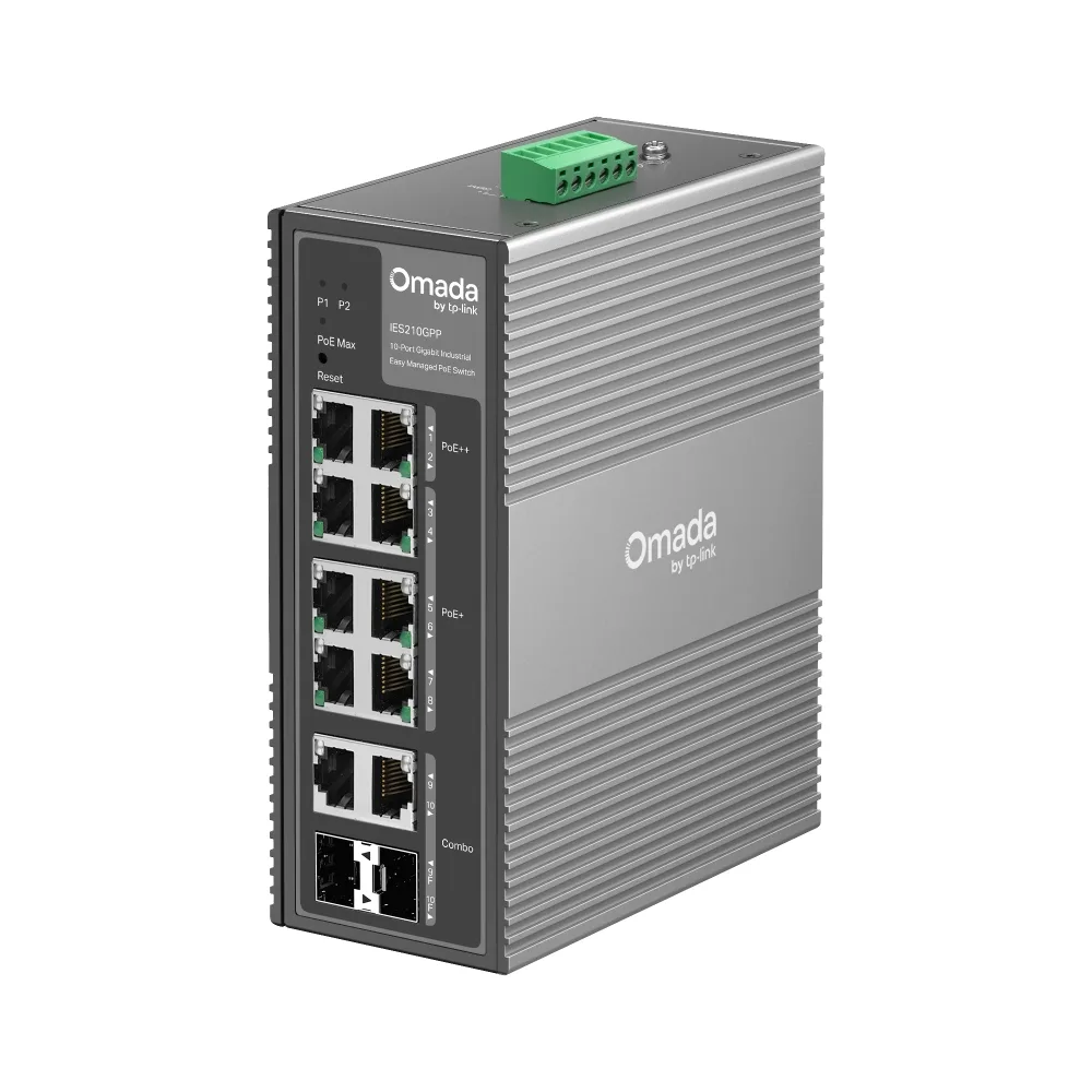 10-портов гигабитов индустриален лесно управляем комутатор TP-Link Omada IES210GPP с 6 PoE+ порта и 2 PoE++ порта - Image 52