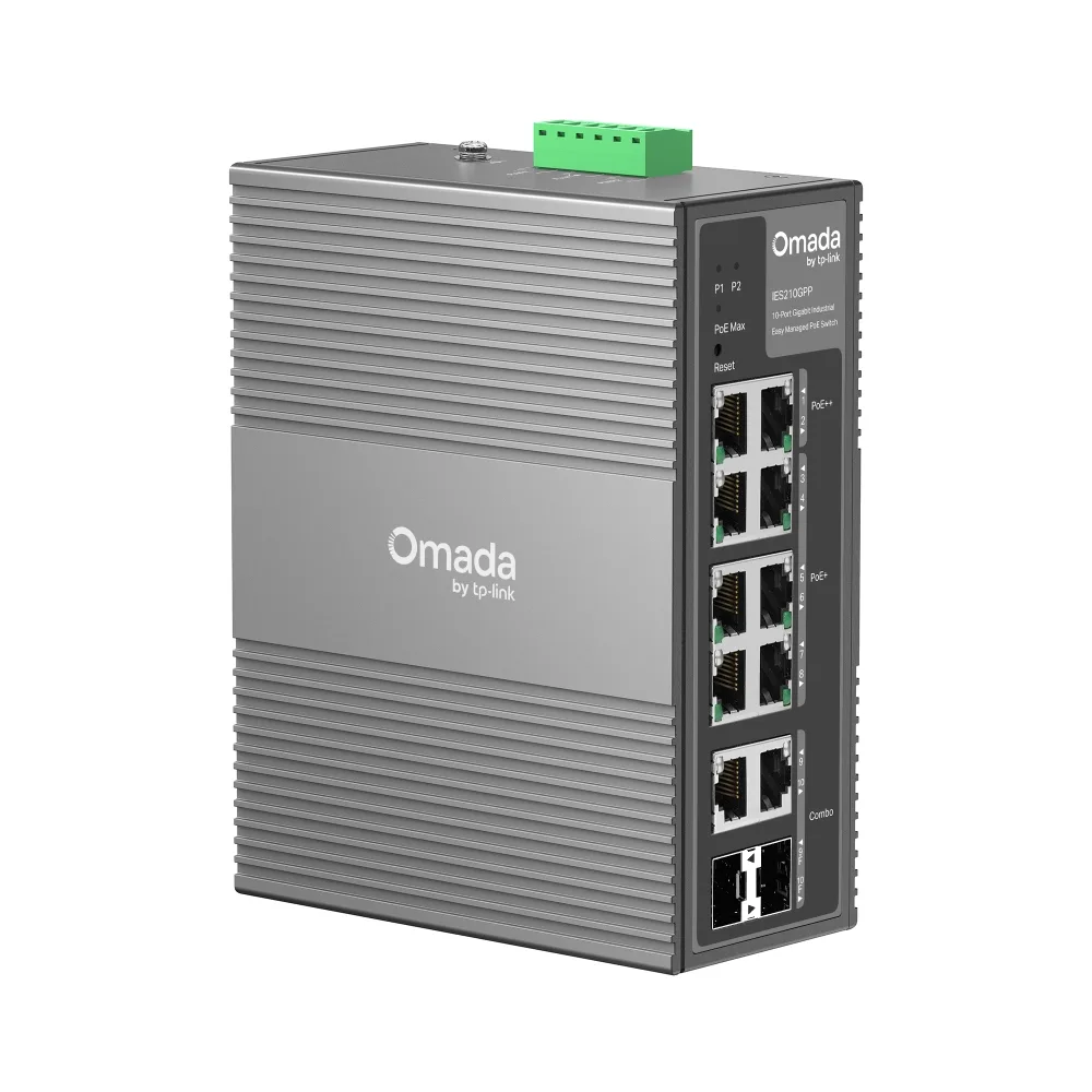10-портов гигабитов индустриален лесно управляем комутатор TP-Link Omada IES210GPP с 6 PoE+ порта и 2 PoE++ порта - Image 51