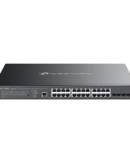 24-портов гигабитов и 4-портов 10GE SFP+ L2+ управляван комутатор TP Link Omada SG3428XMPP с 16-портов PoE+ и 8-портов PoE++
