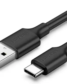 Кабел Ugreen - US287 (60116) USB-A / USB-C – 3A 1м - черен