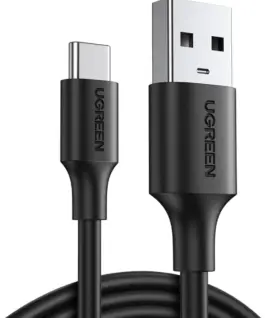 Alternative view of Кабел Ugreen - US287 (60116) USB-A / USB-C – 3A, 1м - черен