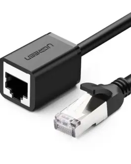 Мрежов кабел Ugreen Ethernet RJ45 Cat 6 FTP 1000Mbps 2м (NW112 11281) - черен
