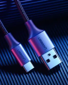 Alternative view of Кабел Ugreen US288 60126 USB-A към USB-C – 1 м - сив