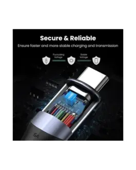 Alternative view of Кабел Ugreen US355 80150 USB-C 3.1 Gen 2 / USB-C 3.1 Gen 2, 1 м, 100W - черен