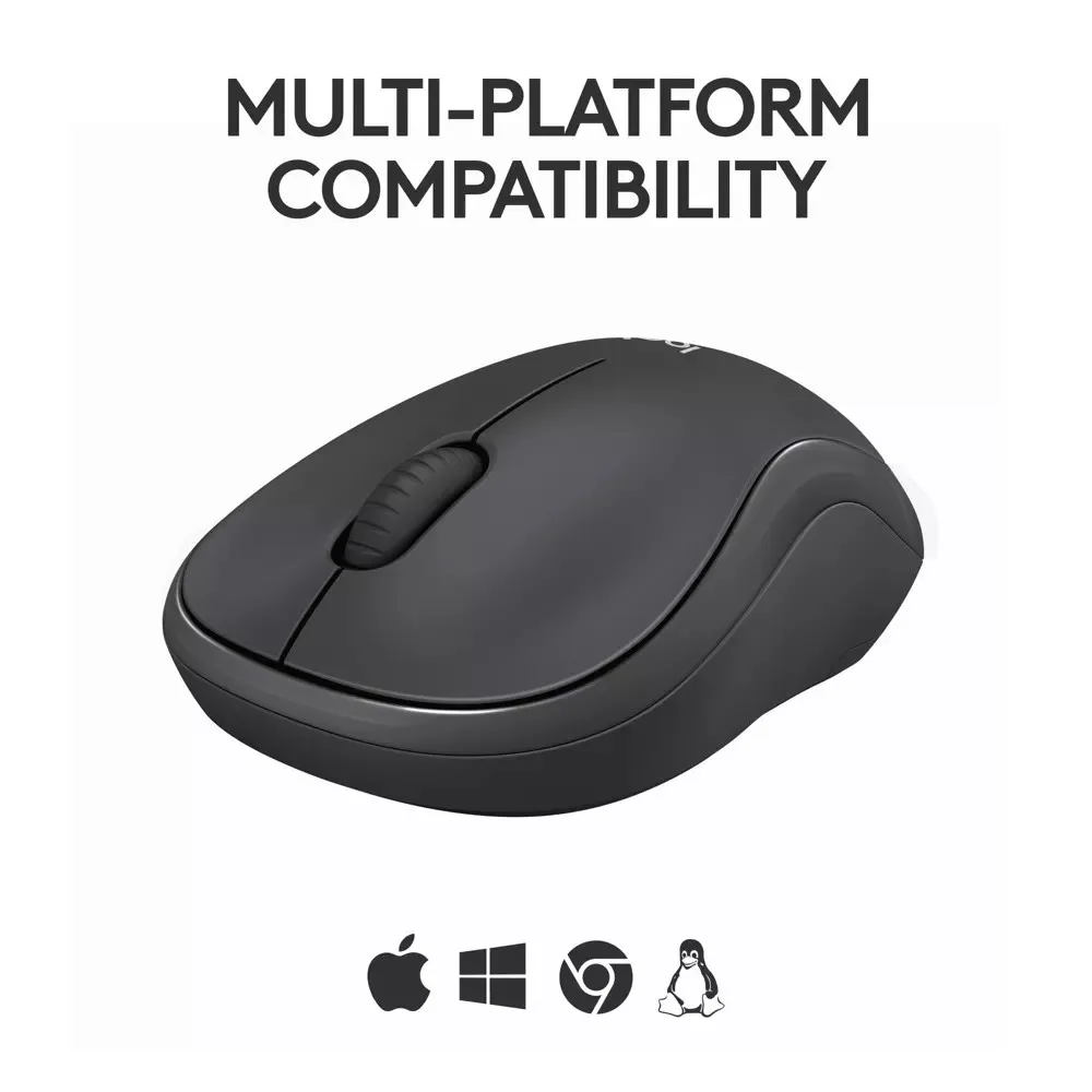 Безжична мишка Logitech M240 - тъмносива - Image 4