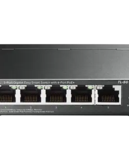 Alternative view of Комутатор TP-Link TL-SG105MPE 5-портов Gigabit Easy Smart Switch с 4 порта PoE+