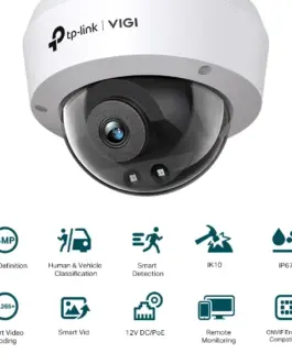 Alternative view of 4MP IR куполна мрежова камера TP-Link VIGI C240I(2.8mm)