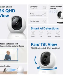 Alternative view of Wi-Fi Pan/Tilt камера за наблюдение TP-Link Tapo C220