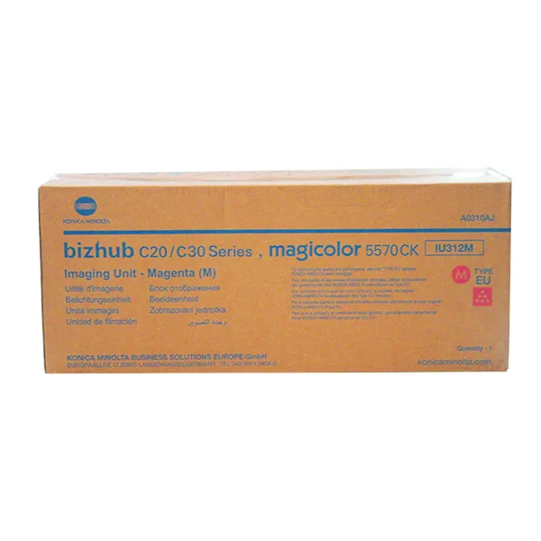 БАРАБАННА КАСЕТА ЗА KONICA MINOLTA BIZHUB C20/C30 - Magenta - DRUM UNIT - IU-312M (IU312M) - PN